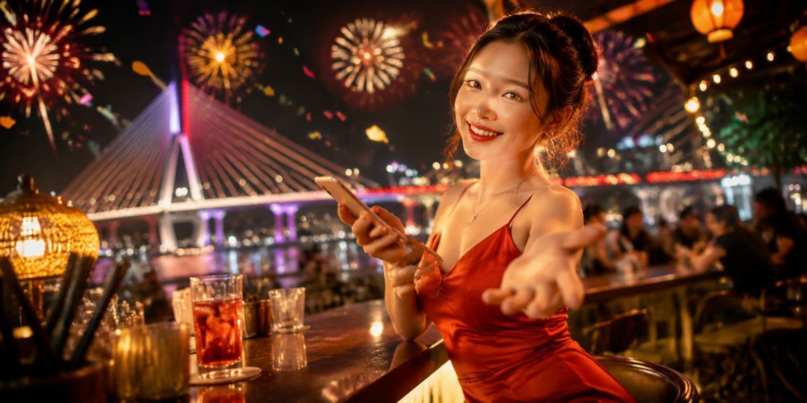 Người dùng Cần Thơ xem 5ct trên di động gần khu chợ đêm