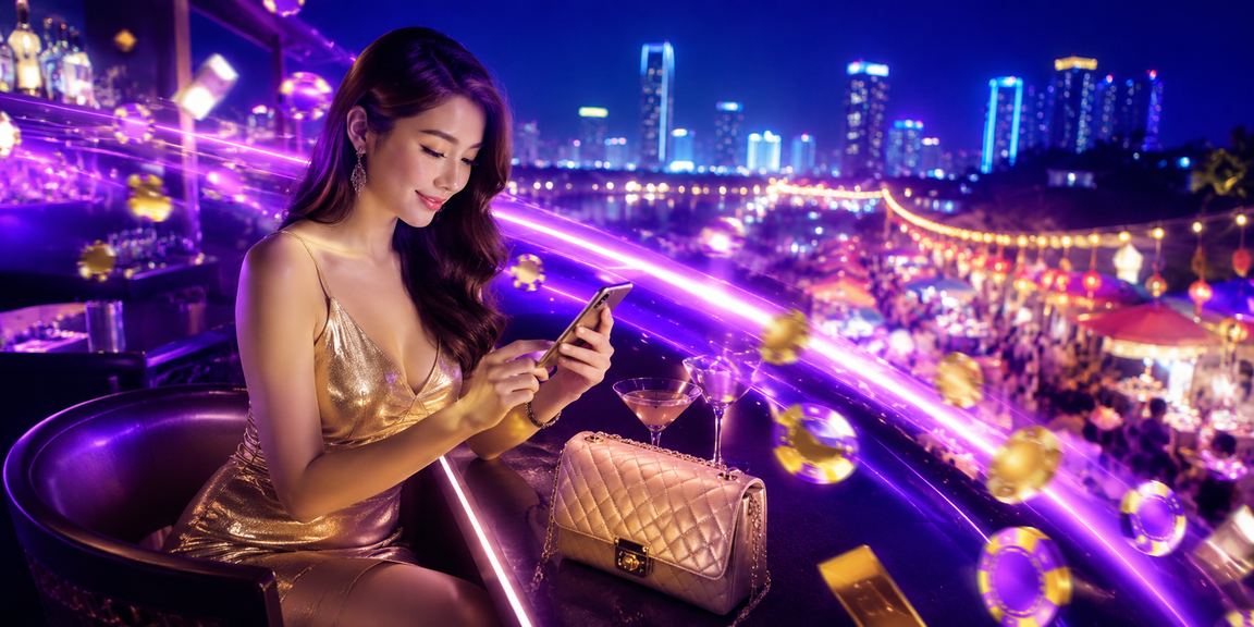 Chợ đêm TP Hồ Chí Minh minh họa người chơi xem tiền thưởng VIP