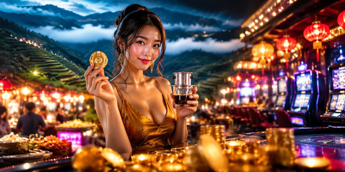 Không gian cà phê Sa Pa minh họa lối chơi giải trí cân bằng và tỉnh táo